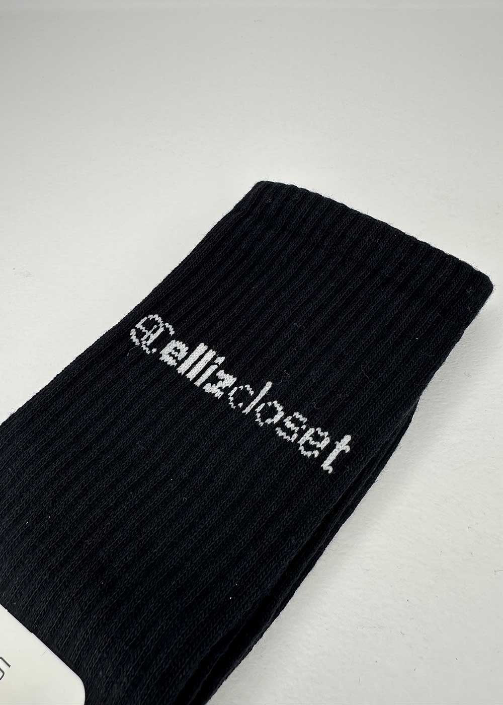 EllizCloset Basic Cotton Socks-Μαύρο – 3