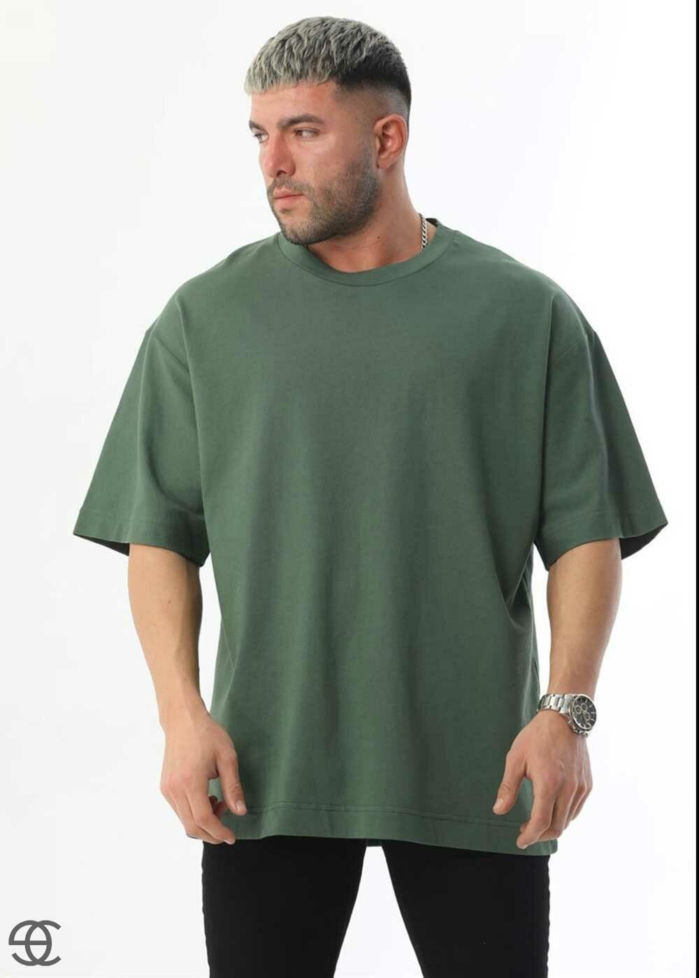 Basic Oversized T-shirt – Πράσινο – 3