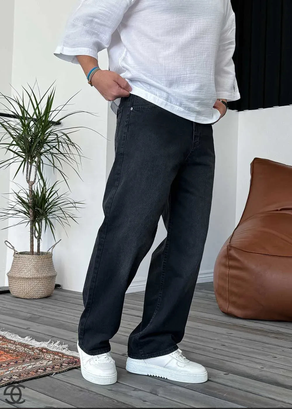 Παντελόνι Relax Baggy – Μαύρο