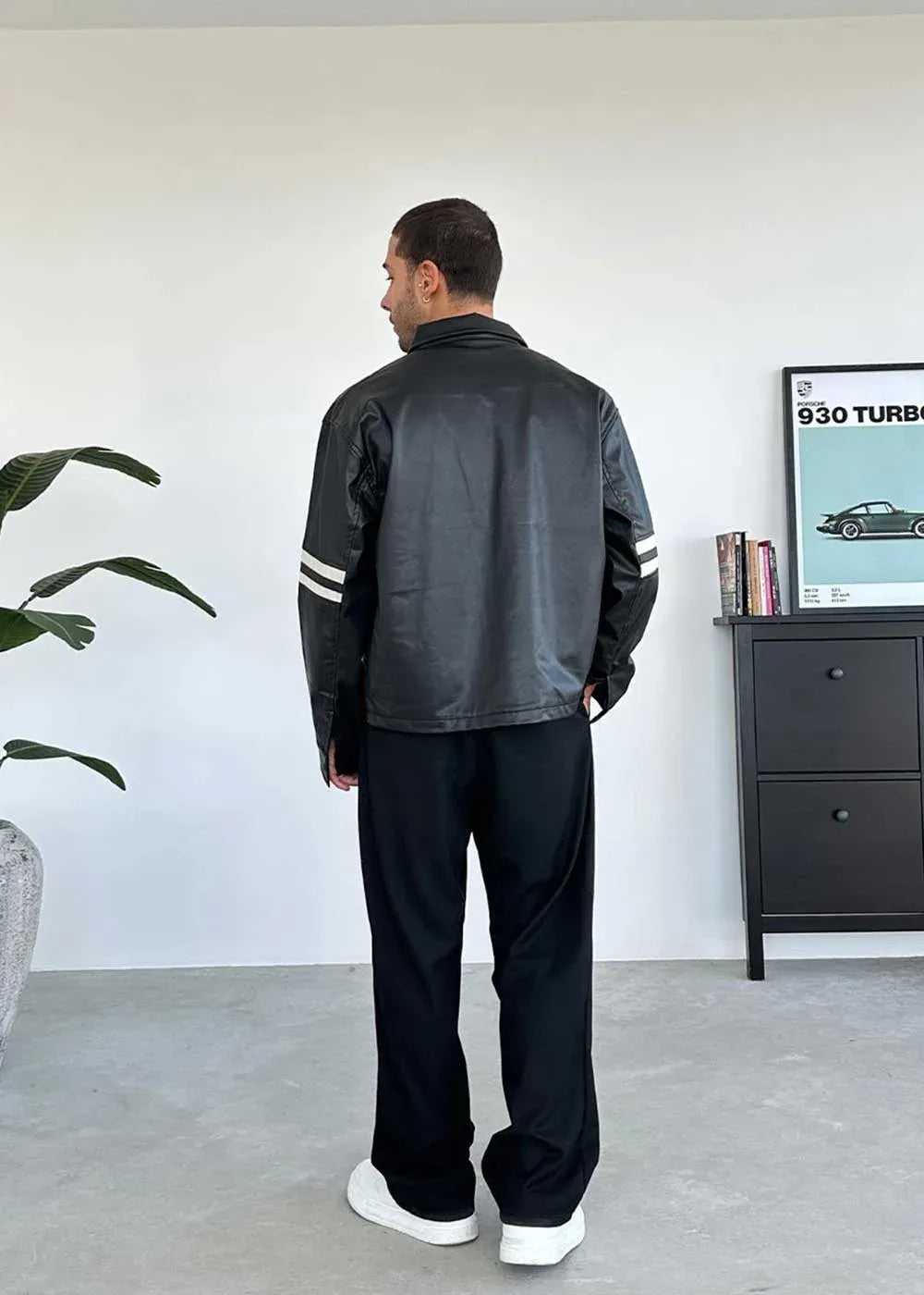 Fabulous Jacket Relax Από Συνθετικό Δέρμα – Μαύρο – 2