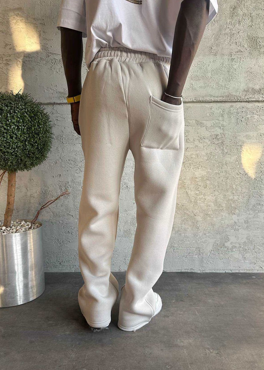 Φόρμα Regular Baggy Fit Clean Wash – Ice Gray – 3