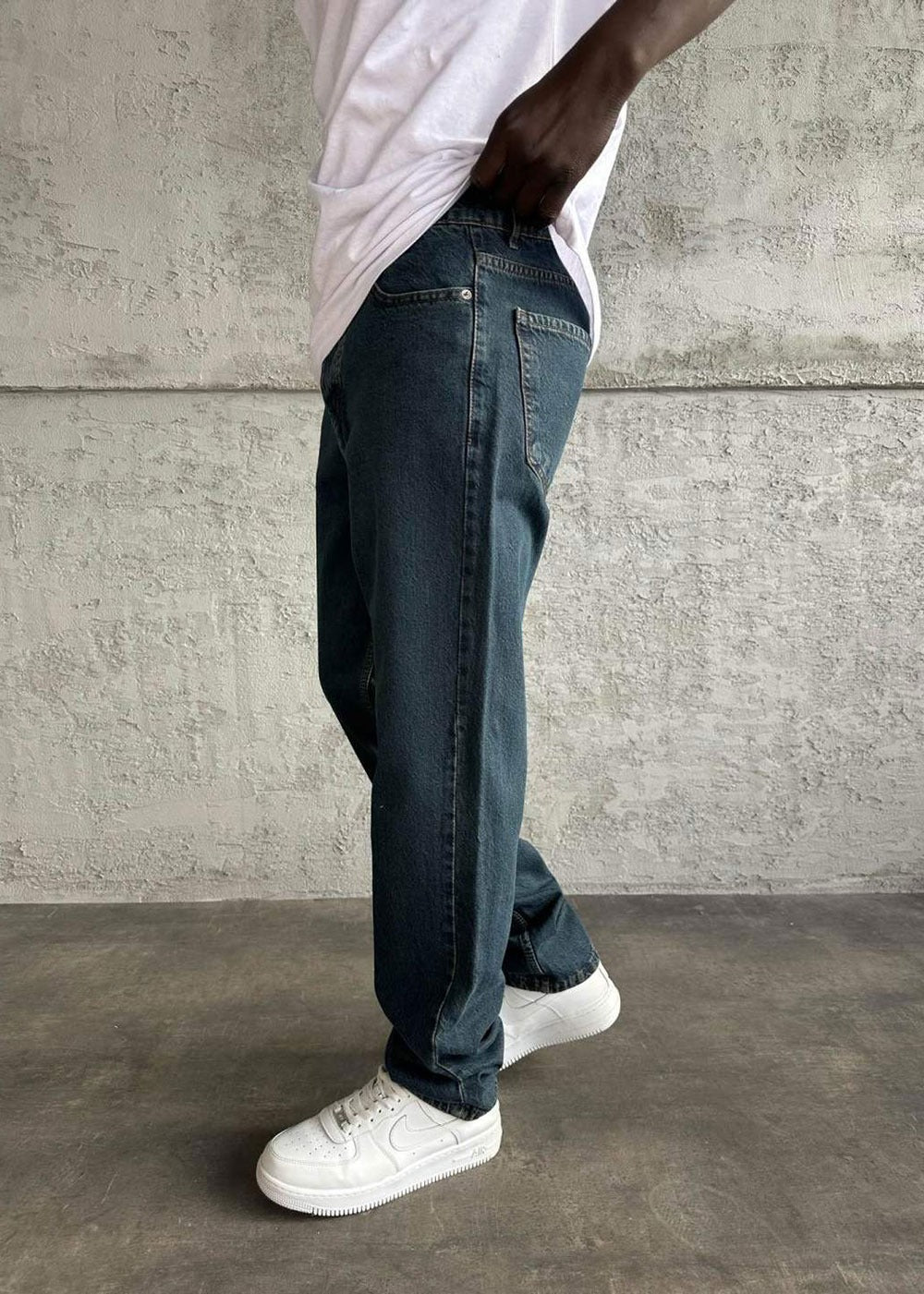 Τζιν Baggy Regular Fit – Σκούρο Μπλε – 3