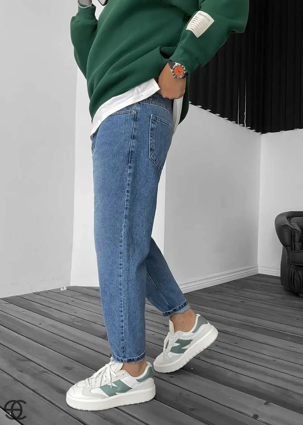 Παντελόνι Τζιν Loose Fit –Ανοιχτό Μπλε – 6