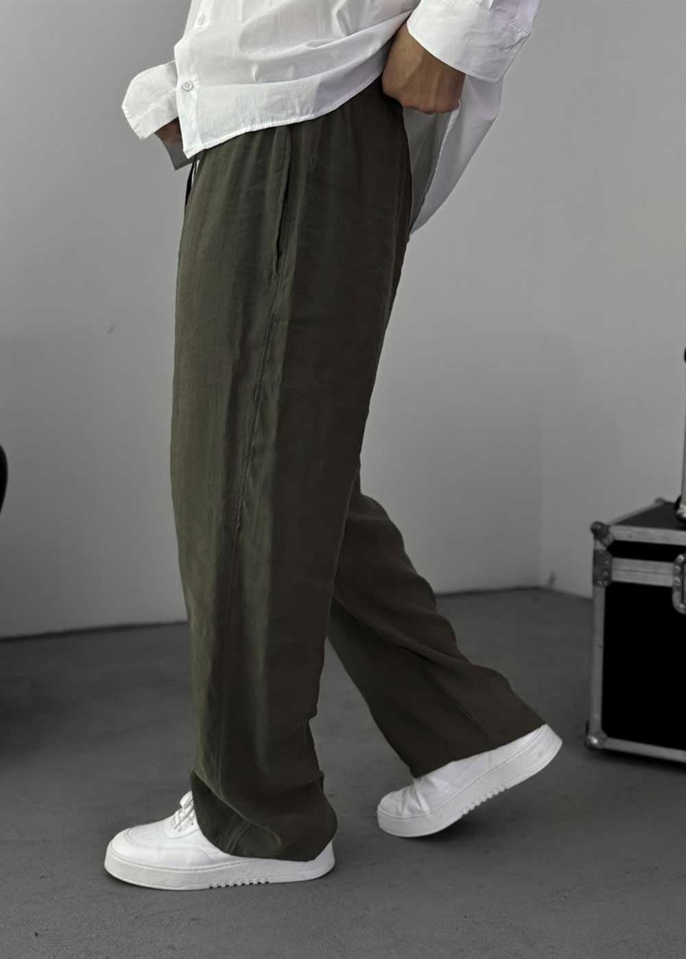 Lightweight Tensel Baggy Παντελόνι – Χακί – 3