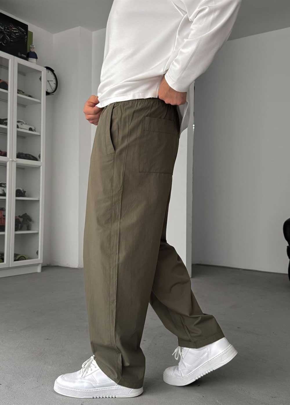 Baggy Παντελόνι  Air-Light – Χακί – 3