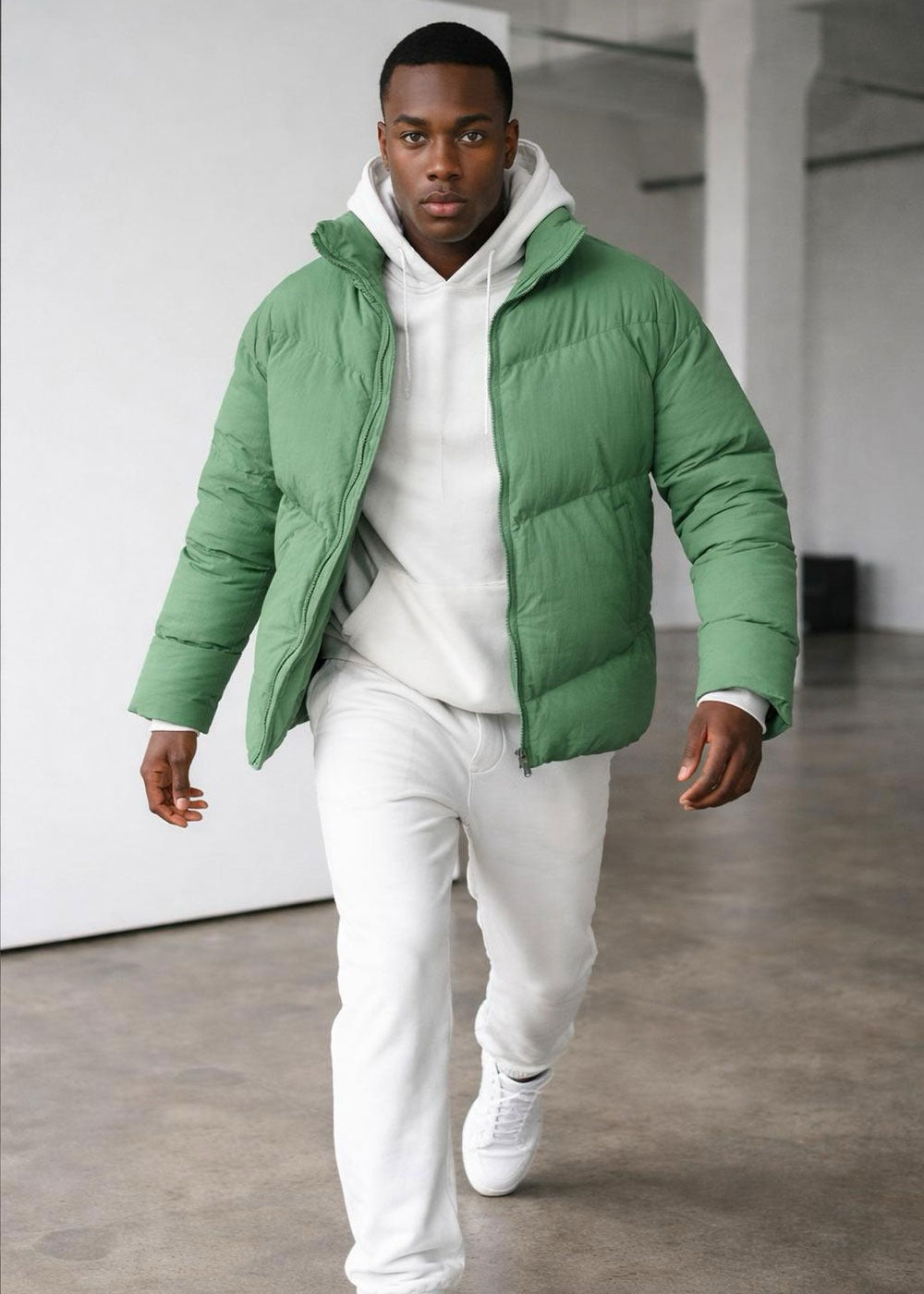 Basic Puffer Πανωφόρι – Πράσινο