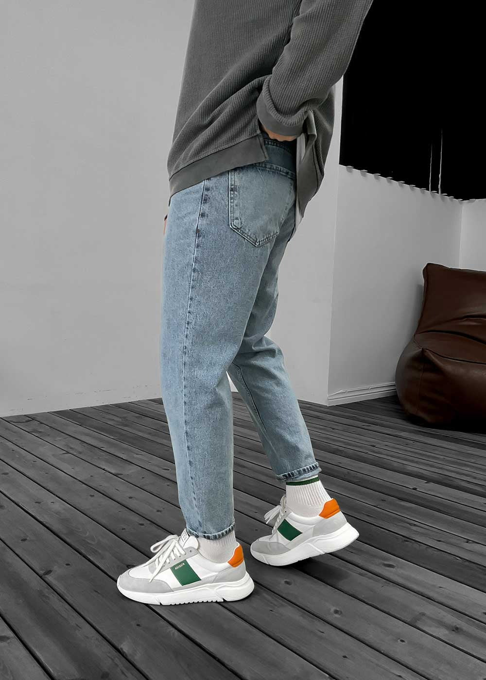 Παντελόνι Loose Fit Jean –Ανοιχτό Μπλε – 4