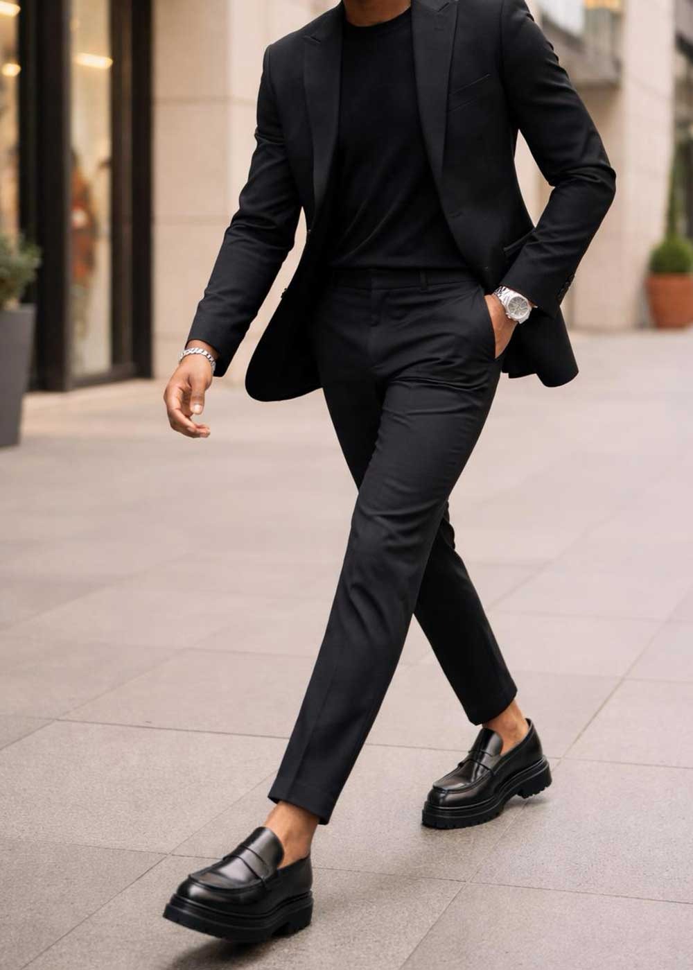 Classic Leather Shoe – Μαύρο – 4