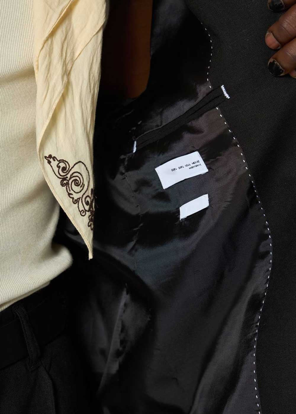 Premium Σετ Κουστούμι Σε Oversized Γραμμή- Μαύρο – 3