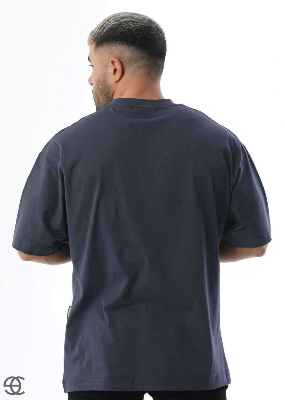 Basic Oversized T-shirt – Σκούρο Γκρι – 4