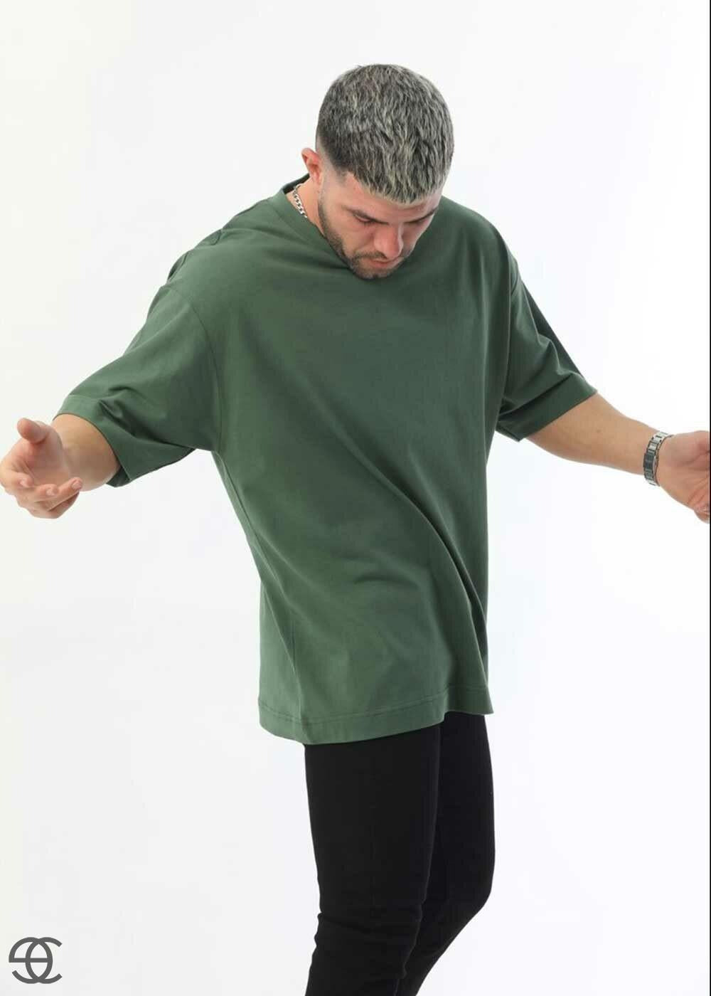 Basic Oversized T-shirt – Πράσινο – 4