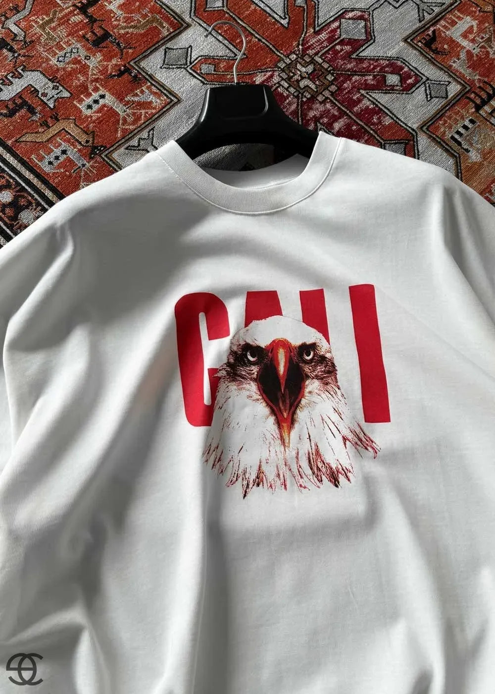 EAGLE Oversized T-Shirt - Λευκό – 3