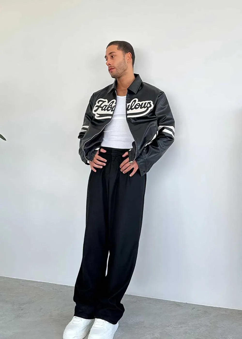 Fabulous Jacket Relax Από Συνθετικό Δέρμα – Μαύρο – 3