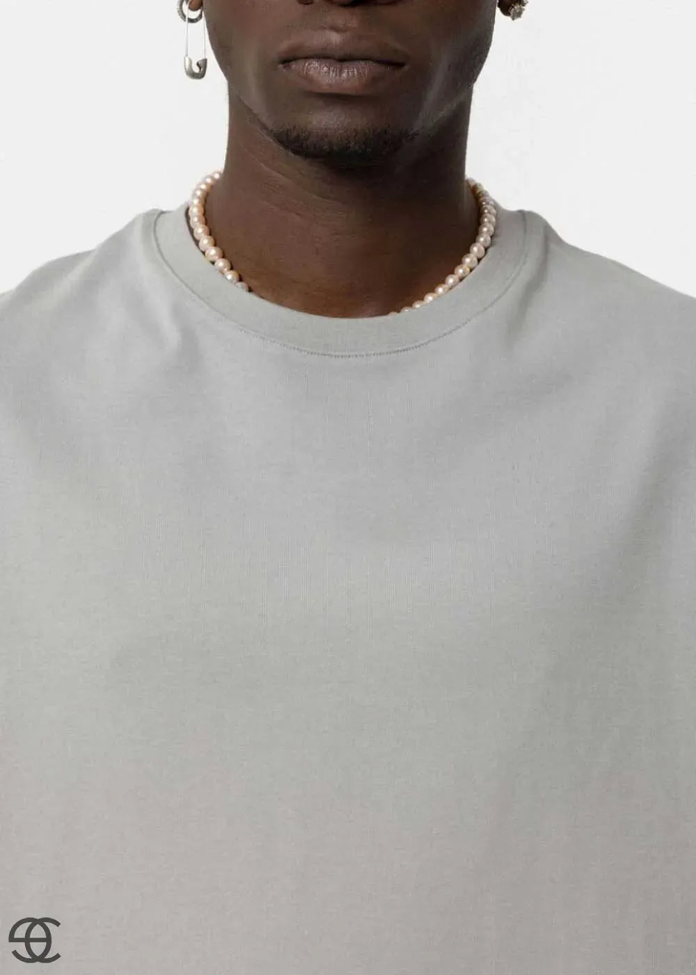 Basic Oversized Αμάνικο T-Shirt – Γκρι – 4
