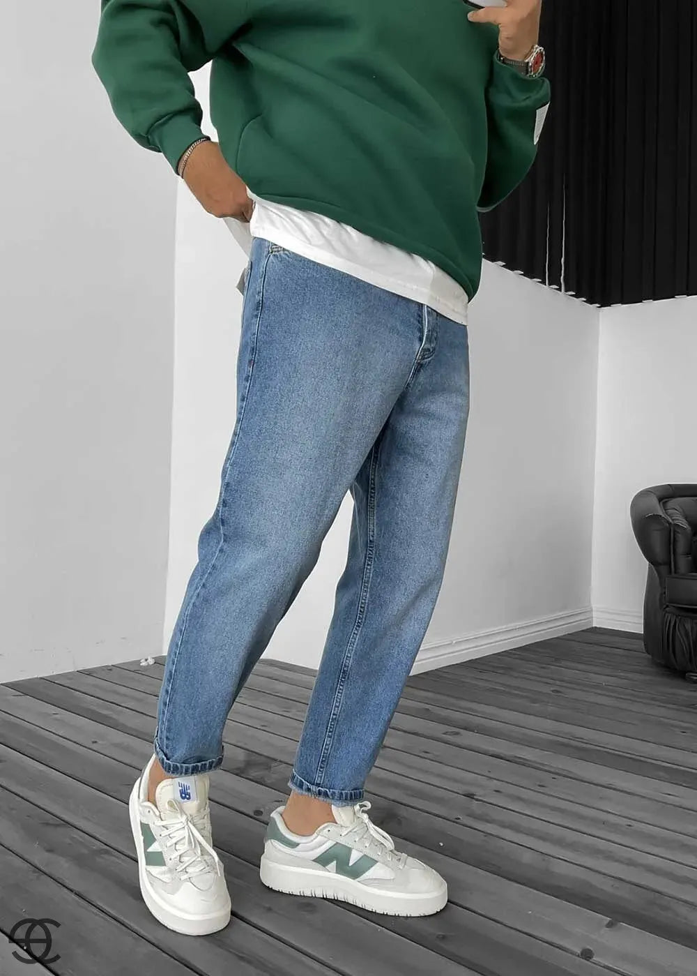 Παντελόνι Τζιν Loose Fit –Ανοιχτό Μπλε – 2