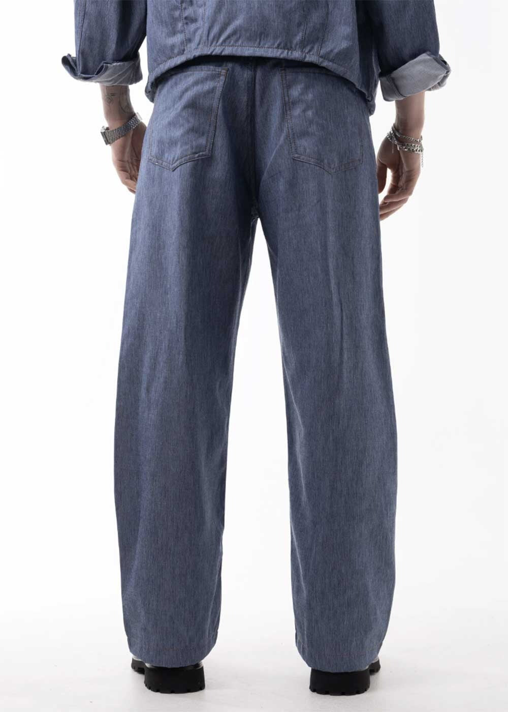 Denim Co-ord Azure Set – Μπλε Denim – 4