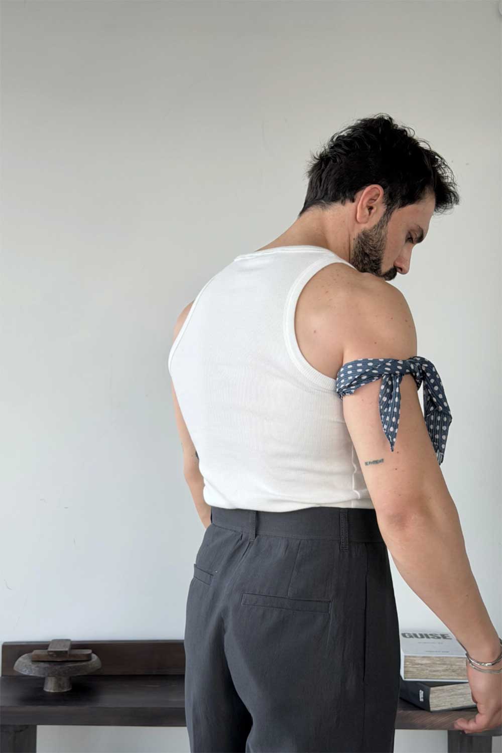 Nox Henley Tank Top - Λευκό