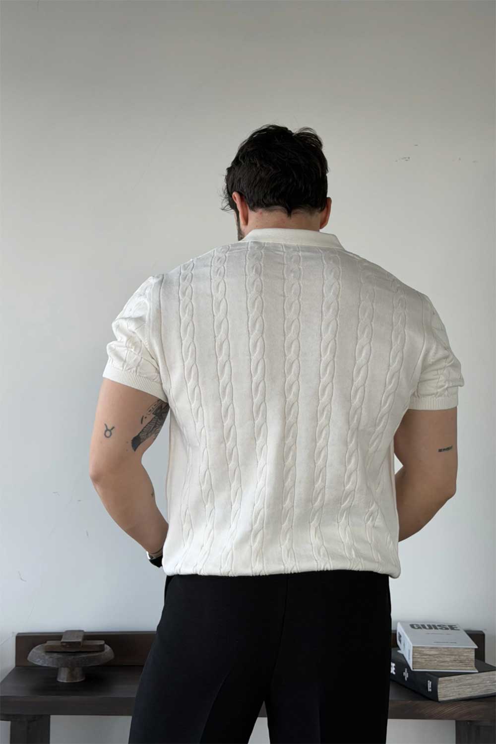 Polo T-Shirt Knit Cable-Authentic – Off-White