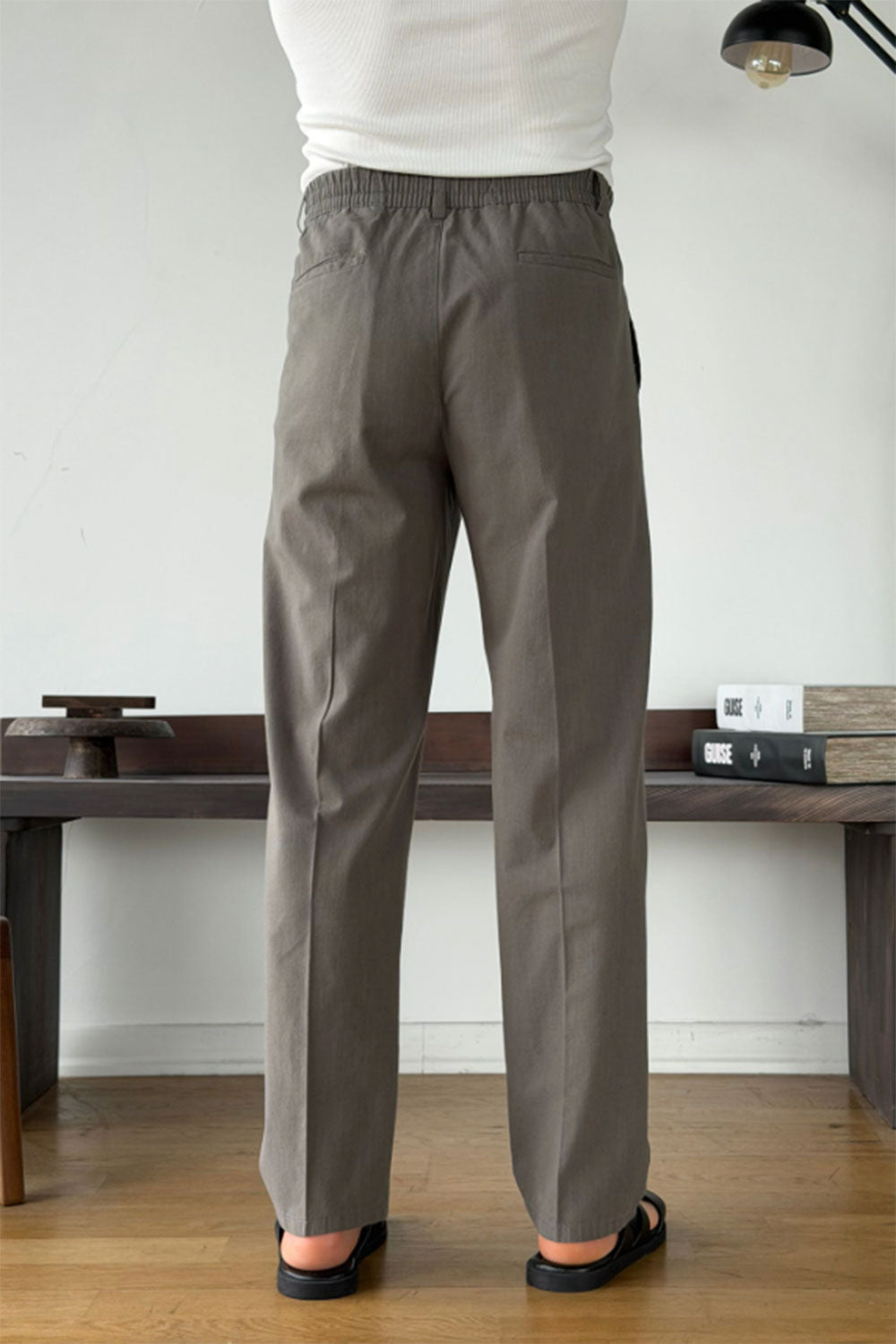 Παντελόνι Cotton-Linen Urban Pleated Studio – Χακί