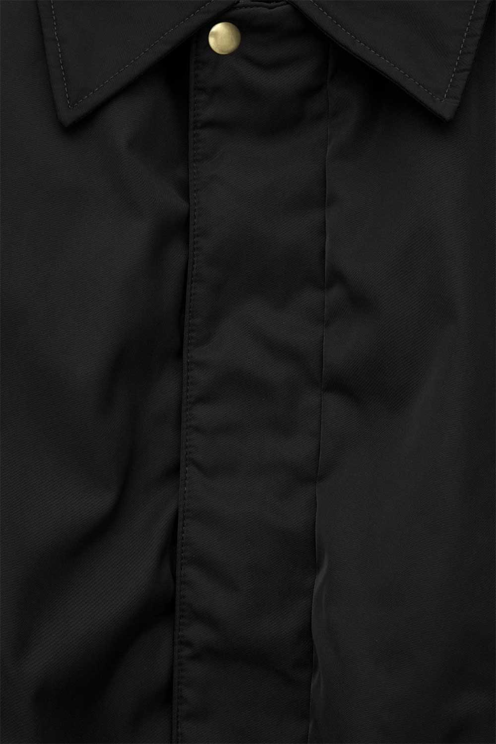 Ανδρικό Puffer Bomber Jacket με Φαρδιά Μανίκια – Μαύρο