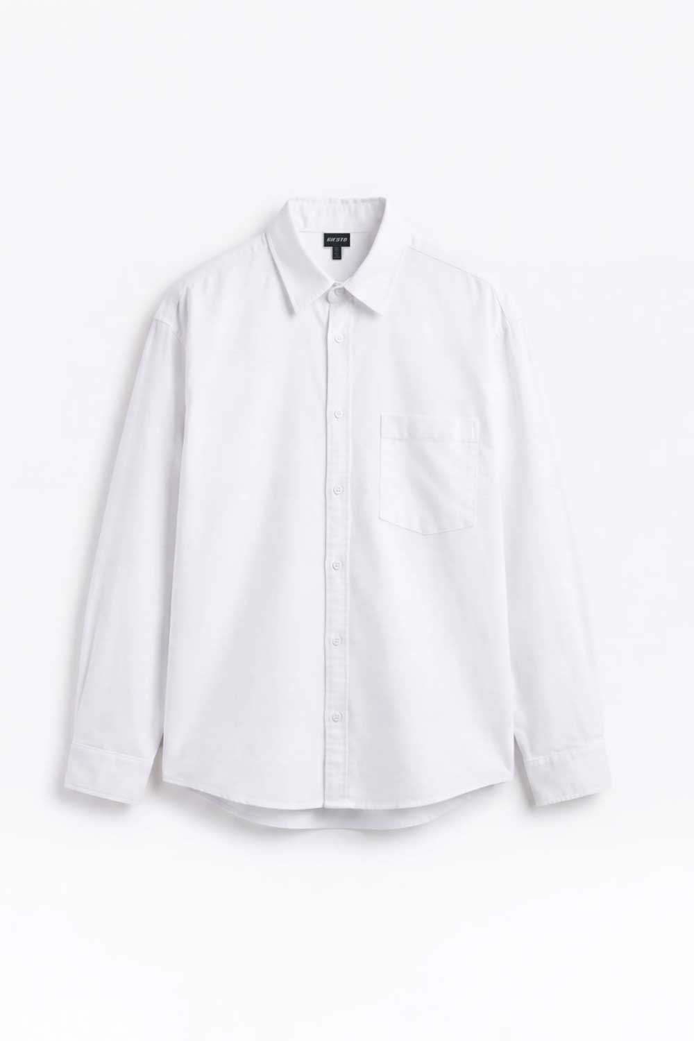 Ανδρικό Πουκάμισο Oxford Oversized 100% Βαμβακερό – Λευκό