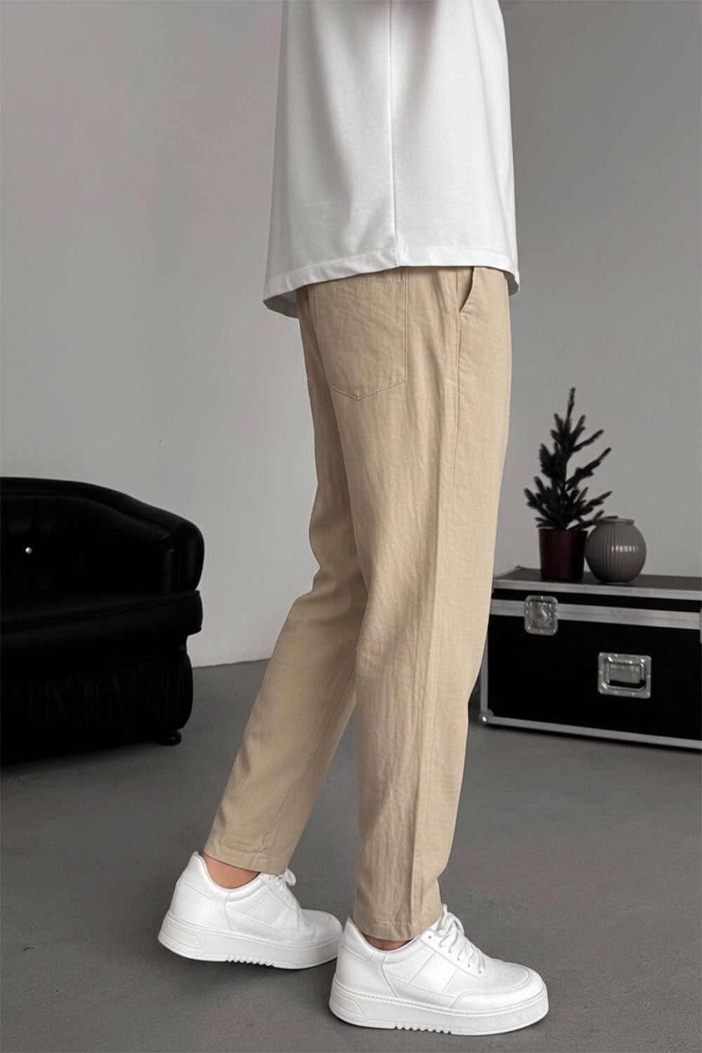 Parachute Premium Λεπτό Παντελόνι από Tencel – Μπεζ