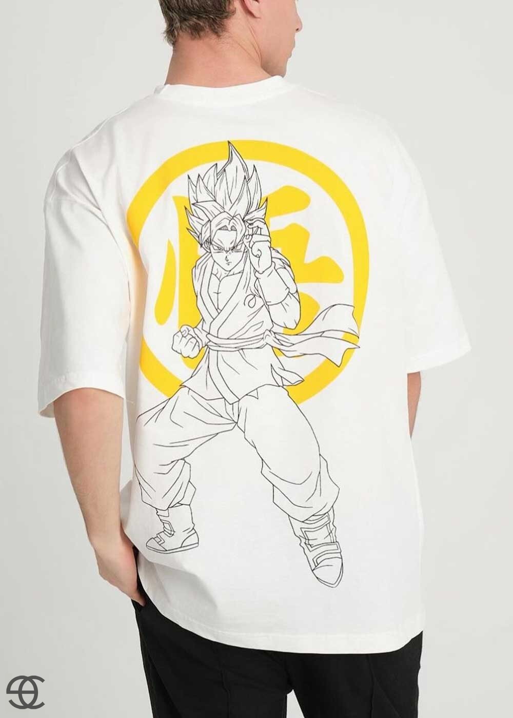 Oversized T-Shirt DragonBallZ – Λευκό
